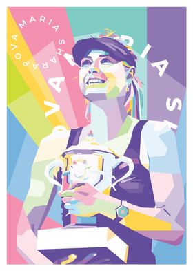 Maria Sharapova Pop Art