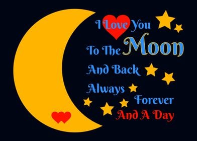 To The Moon And Back Love