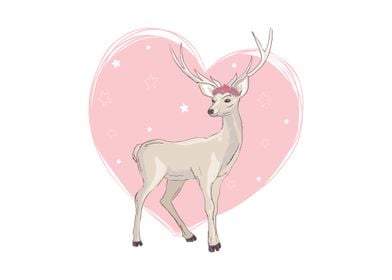 Cute deer love