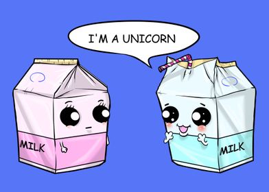 Unicorn Milk Cartons