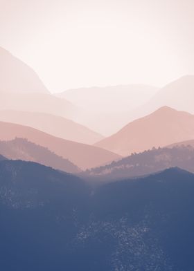 Mist Mountains Landscape