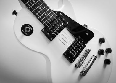 Guitar Black White 2