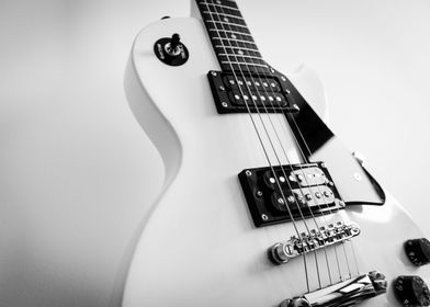 Guitar Black White 1