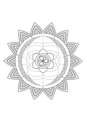 Mandala Art Poster