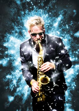 Sax player