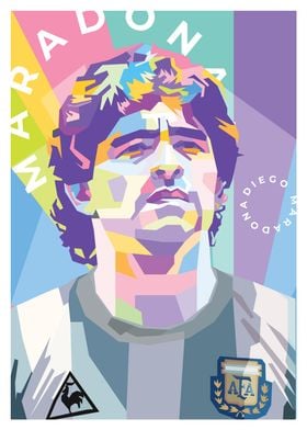 Diego Maradona Pop Art