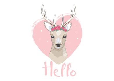 Cute deer love