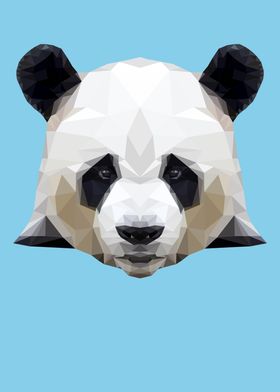 Panda Graphic Polygon