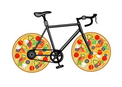 Pizza Bicycle Art