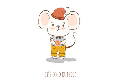 Cute Cartoon Little mouse