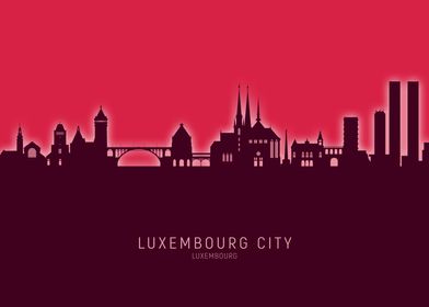 Luxembourg City Skyline