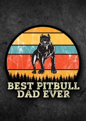 Pitbull Dad Fathers Day 