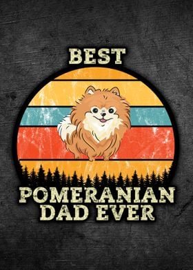 Pomeranian Dad Fathers Day