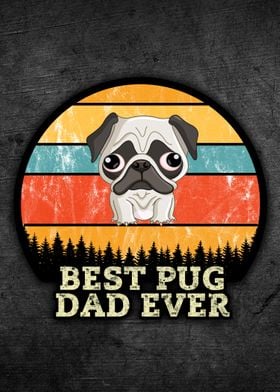 Pug Dad Fathers Day