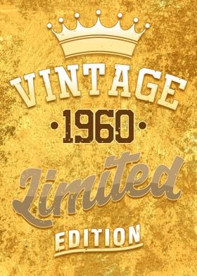 Vintage 1960 Limited Ed