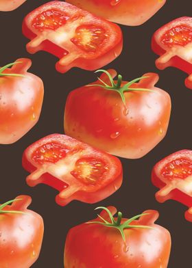 Tomato And Slice Pattern