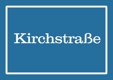 Kirchstrasse Schild