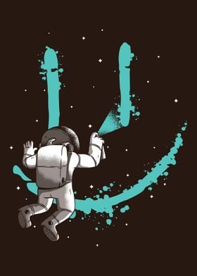 Astronaut Grafitti