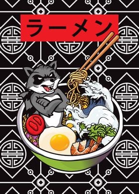 Raccoon Racoon Ramen Soup