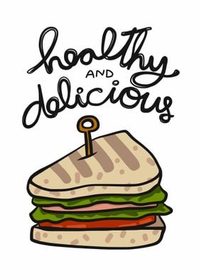 Healthy Delicious sandwich