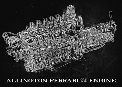 ALLINGTON FERRARI 250 ENGI