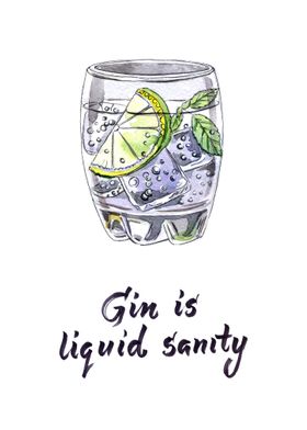 Gin is liquid sanity