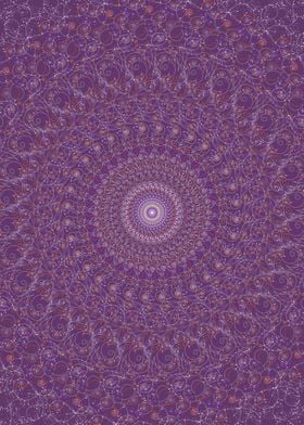 Purple mandala