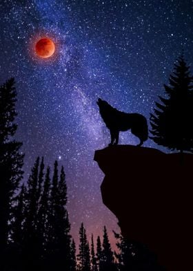 Howl at blood moon