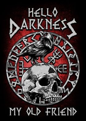 Darkness Skull Raven