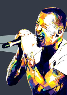 ChesterBennington PopArt 8