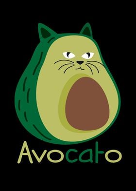 Mamacado Avocado Cat