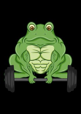 Frog Fitness Muscles Train