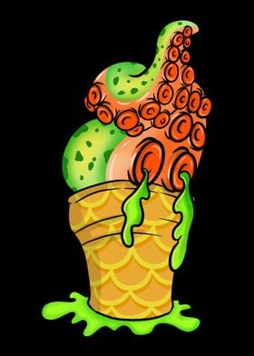 Tentacles Ice Cream Ice Cu