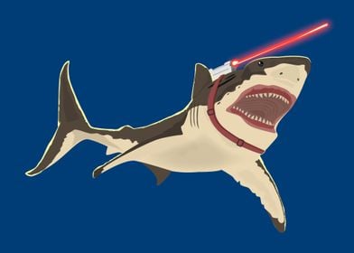 Shark with Laser