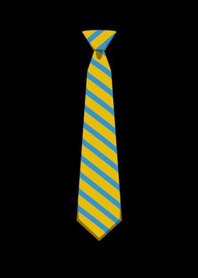 Tie Blue Yellow