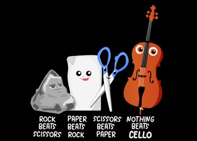 Rock Paper Scissors Cello