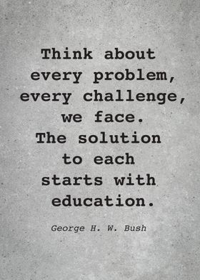 George H W Bush Quote L009