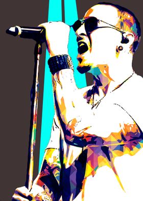 ChesterBennington PopArt 9