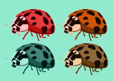 Pop Art Ladybug