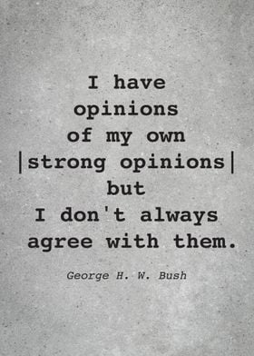 George H W Bush Quote L021