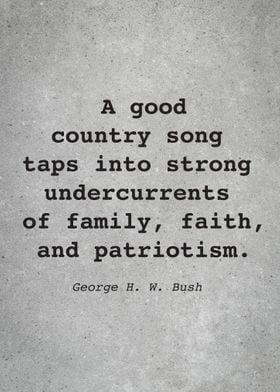 George H W Bush Quote L029