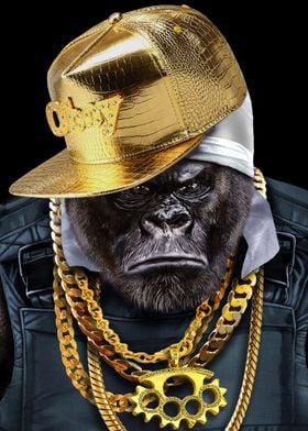 Hip Hop Rapper Gorilla