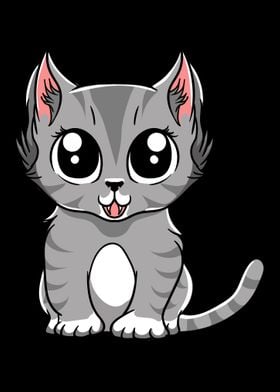 Kawaii Cat Japan Anime