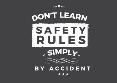 safety rules simply