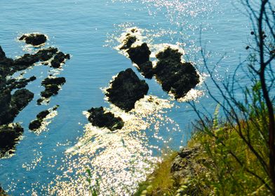 Rocks Sunny Ocean