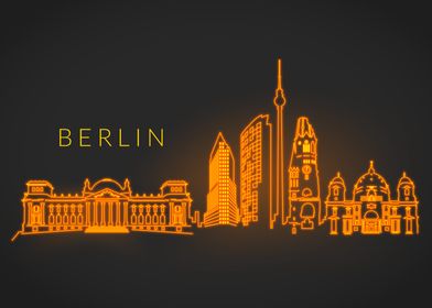 Neon Skyline Berlin