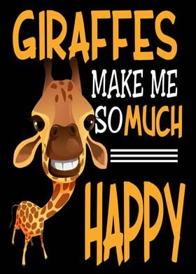 giraffes make me happy