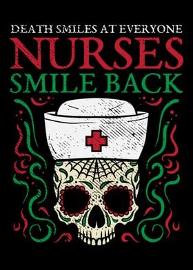 Skull  Nurse smiles Back 