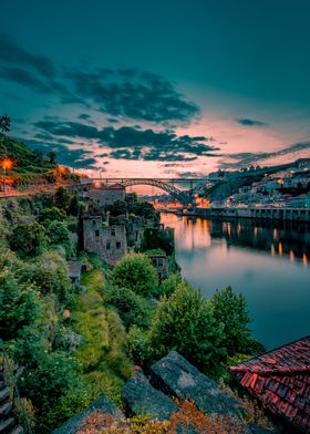 Porto at night