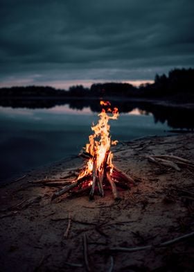 Campfire Landscape